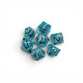 Dragon Eye Dice Set - 7 pcs (Blue)